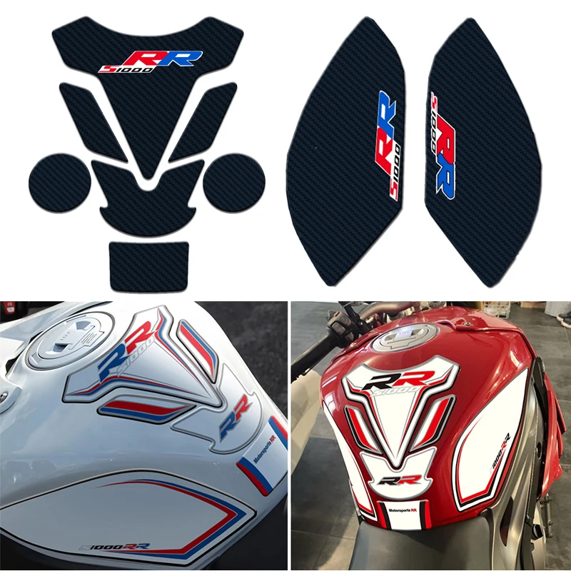 

For BMW S1000RR S1000 RR 2009 2010 2011 2012 2013-2018 Protector Anti slip Tank Pad Sticker Gas Knee Grip Traction Side 3M Decal