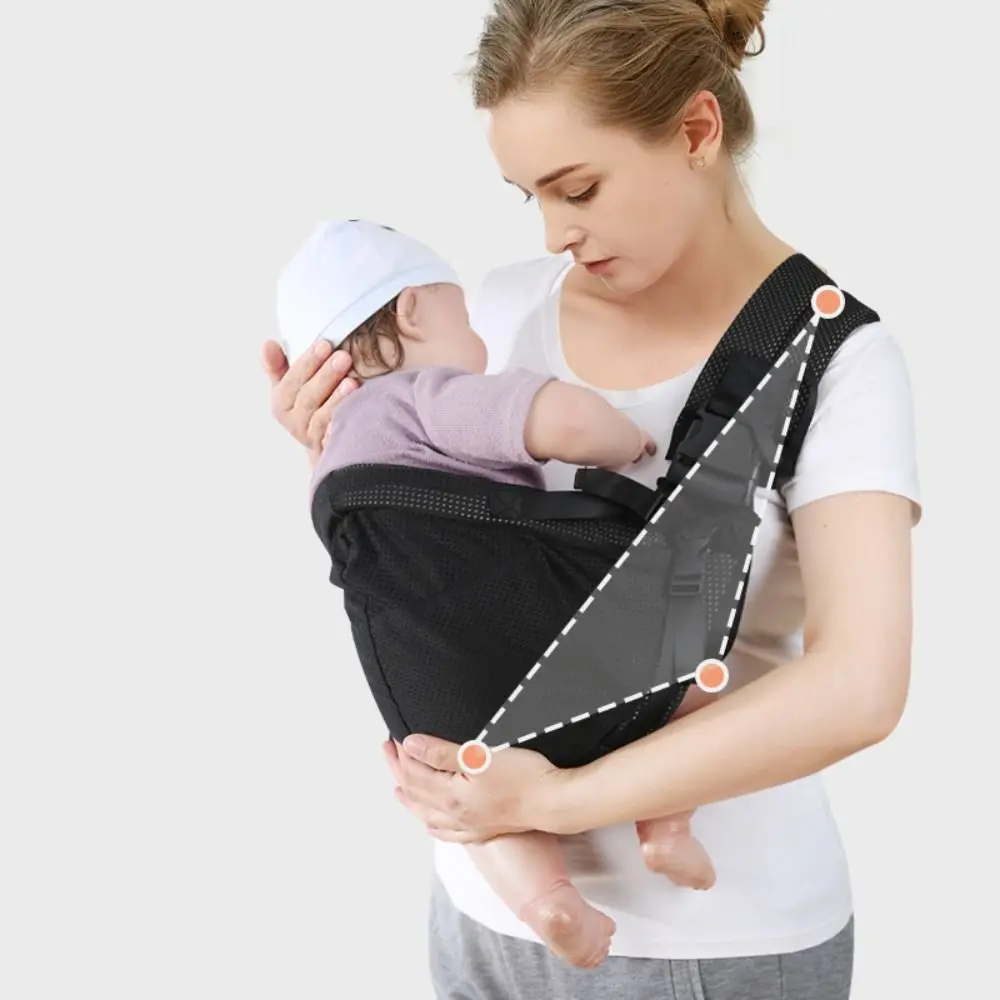 

Newborn Front Holding Baby Wrap Carrier Mesh Infant Kangaroo Bag Infant Backpacks Horizontal Holding Type Newborn Sling Wrap