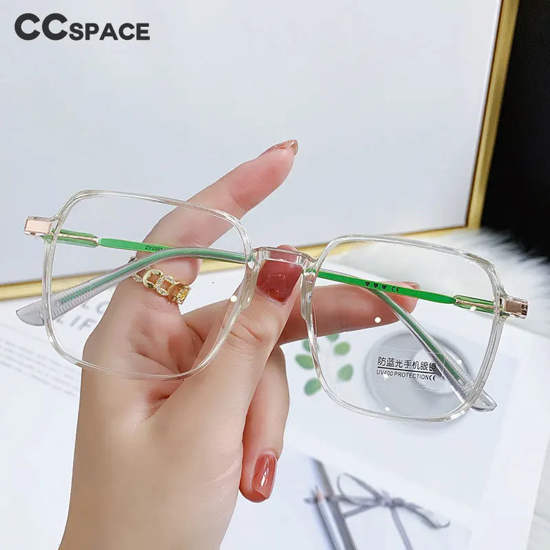 56223 Finished Myopia Glasses Women Vintage Square Frame Blue Light Blocking Eyeglasses Nearsighted Glasses Minus To -6.0