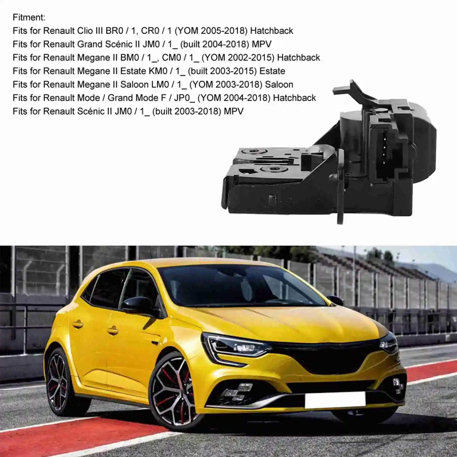 

Защелка для багажника автомобиля, замена для Renault Megane 8200076240