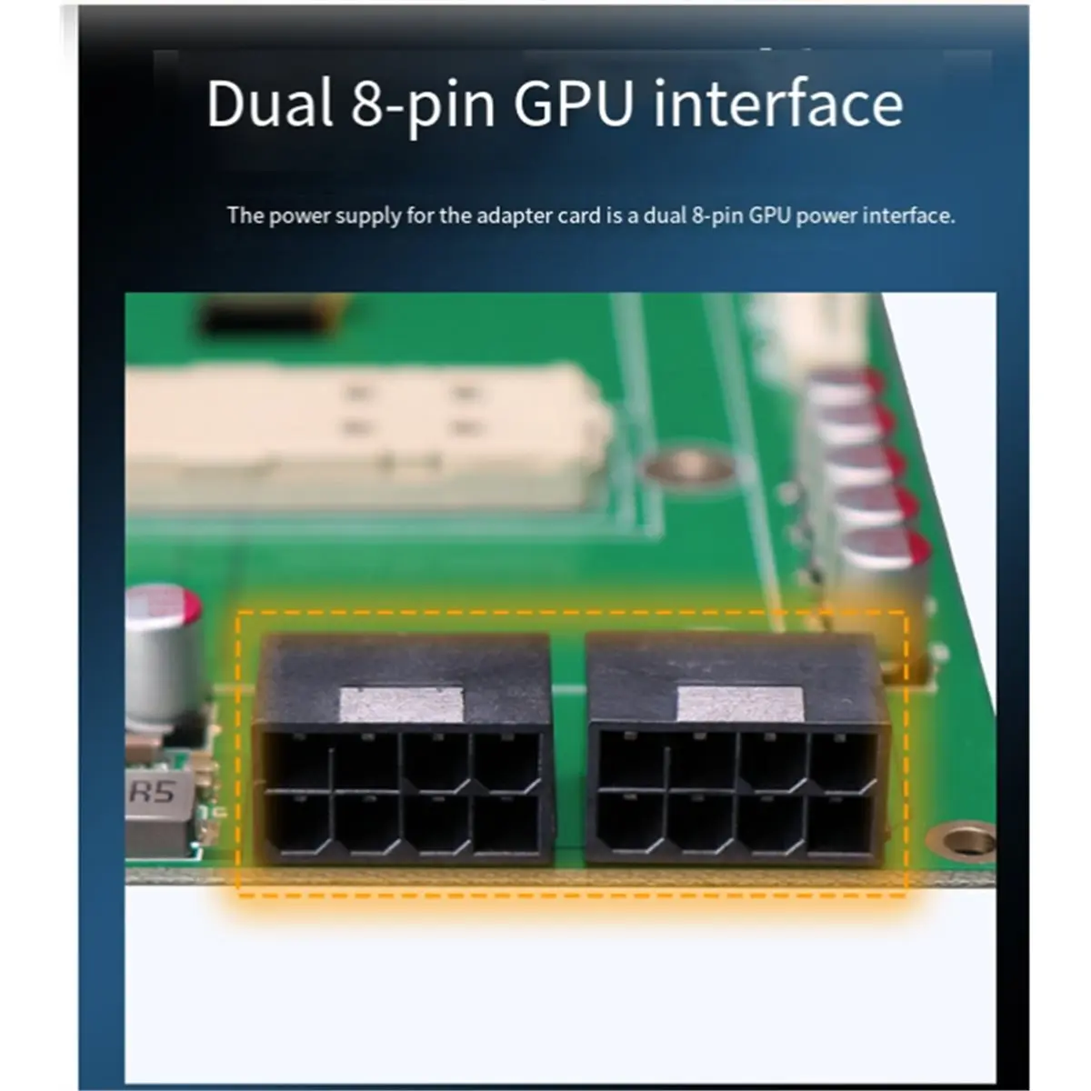 For V100 SXM2 Graphics Card GPU Adapter Card SXM2 to PCIe X16 Expansion Card