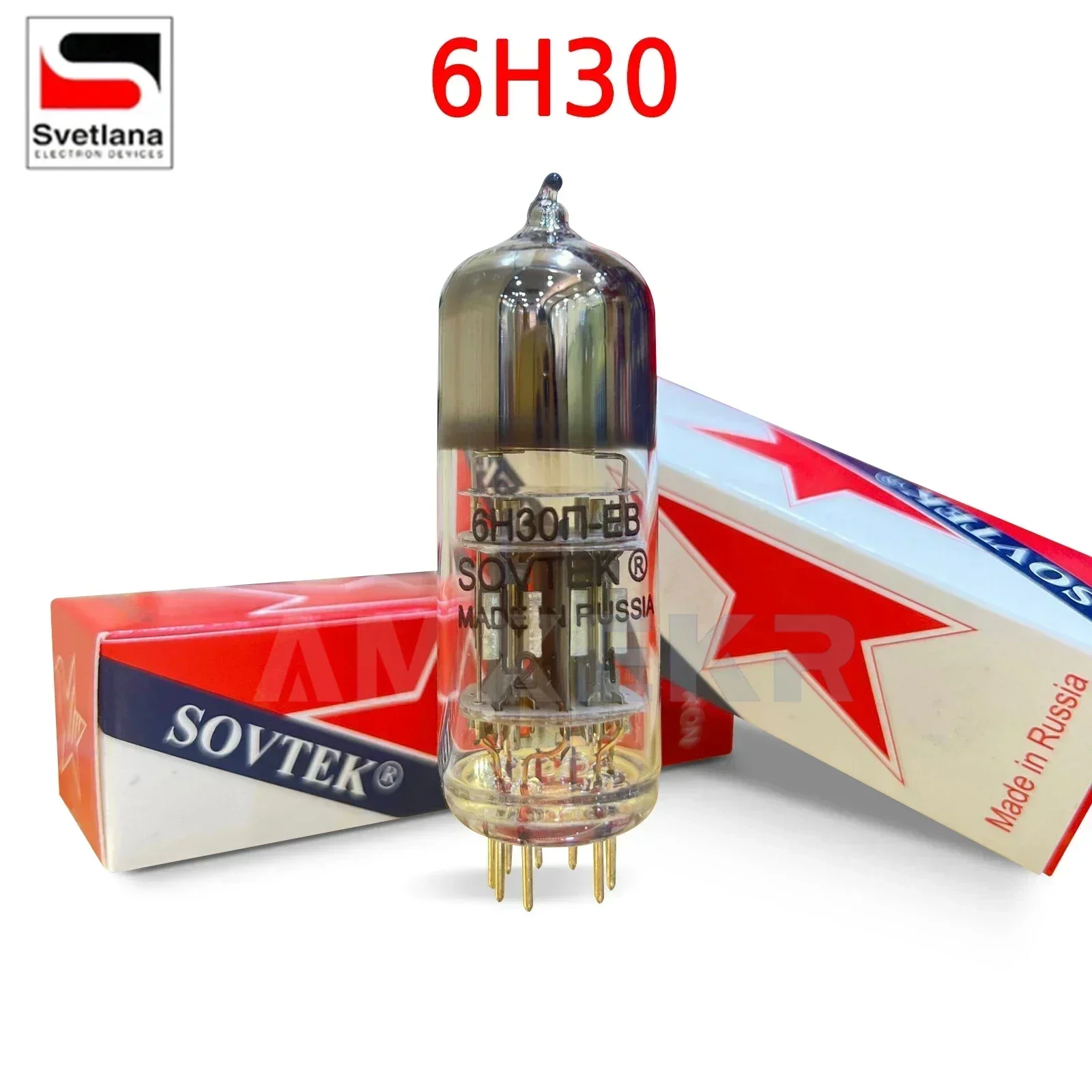 SOVTEK 6H30 Vacuum Tube Valve Replace 6N6 6H30PI Electron Tube Amplifier Kit DIY Audio Factory Test and Match Genuine