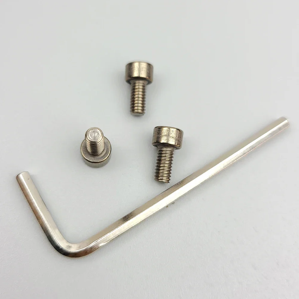 1 Set (3pcs) Kaynes Titanium Electric Guitar Tremolo System Bridge Locking Strings Nut Screws MADE IN TAIWAN