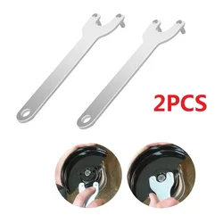 2pcs Angle Grinder Spanner Wrench 125/150mm Keys For Marble Machine Electric Drill Replacing Grinding Disc Shaft Hand Tool Set