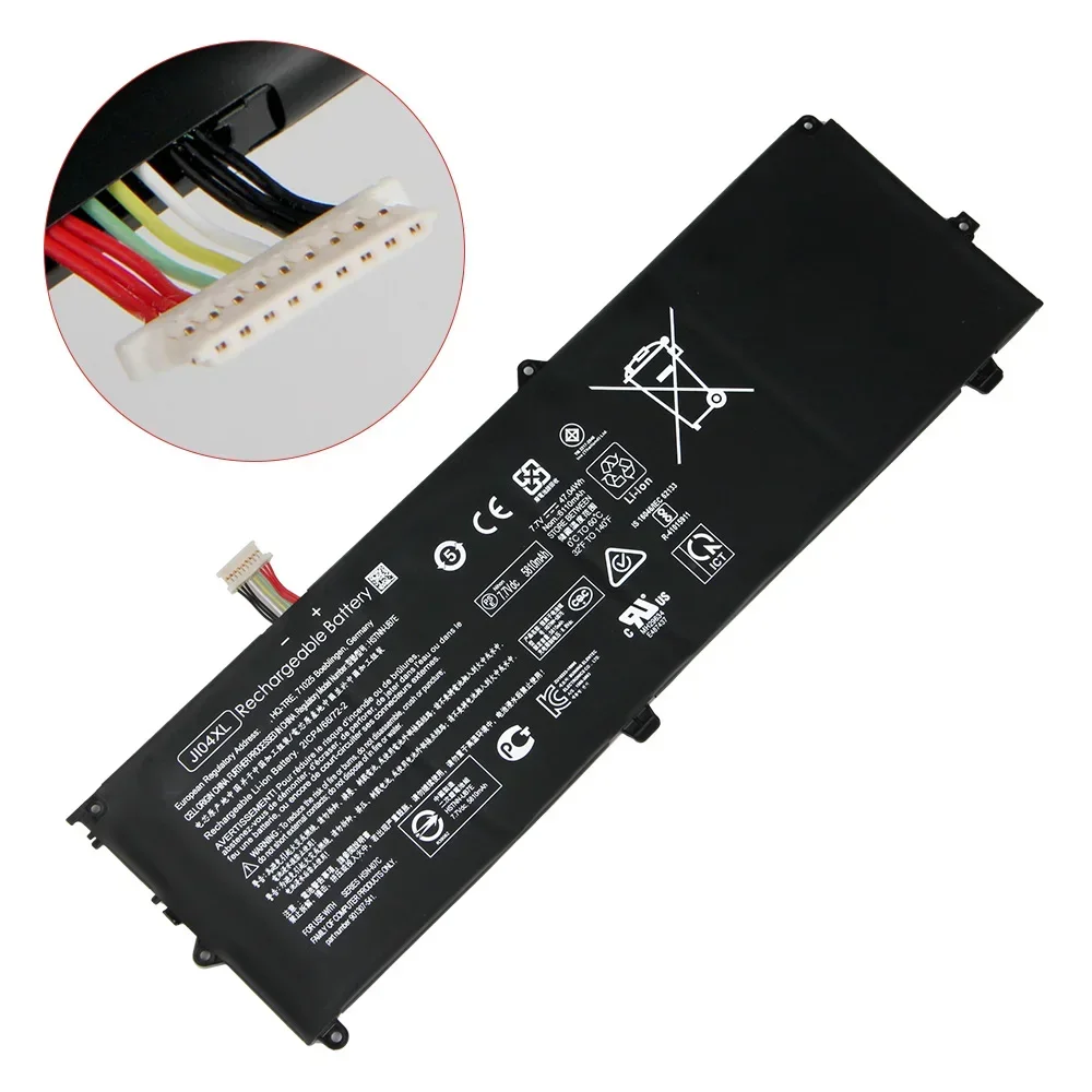 العلامة التجارية الجديدة JI04XL HSTNN-UB7E استبدال البطارية ل HP Elite X2 1012 G2 G2-1LV76EA مع أدوات 6110mAh