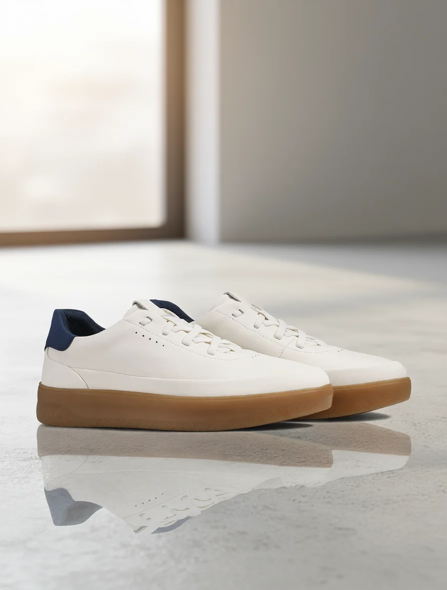 DESAI shoes men's leather shoes men's shoes casual shoes with light soft sole small white shoes men