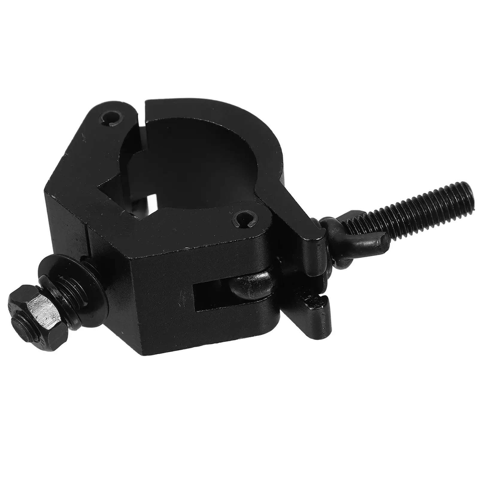 

Heavy Duty Stage Lighting Clamp Aluminum Alloy Pipe Clamp for Truss Pole Fixed Installation LED Stage Light Holder