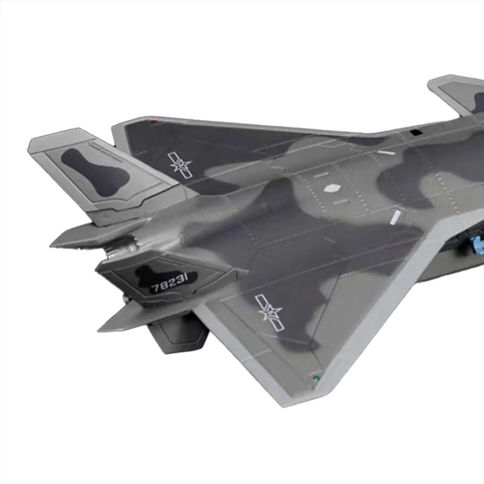 1/100 J20 Toy Aircraft Ornament for TV Cabinet Office Bedroom