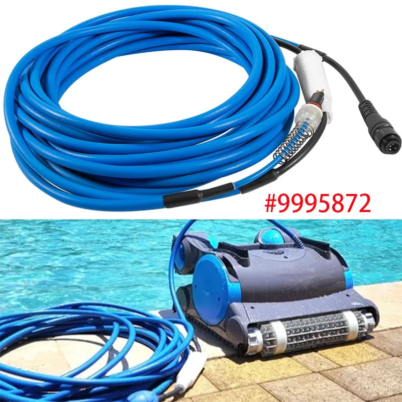 

9995872 DIY Cable 3 Wire Assy w/Swivel, Robotic Pool Cleaner Parts Replacement Cord Fit For Maytronics Dolphin Deluxe 5, Triton,