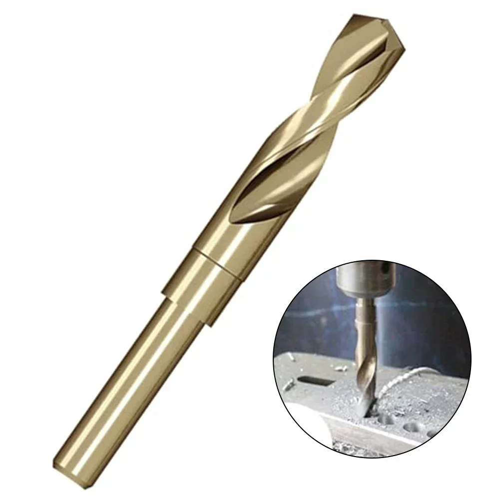 Punta da trapano HSS da 1 pezzo punta da trapano con gambo ridotto da 18mm per legno metallico, alluminio, ecc. per parti di utensili elettrici di lavorazione professionale