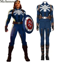 What If Cosplay Superheroine Costume Captain Carter Battle Coat Armor Stealth Suits Halloween Carnival For Female