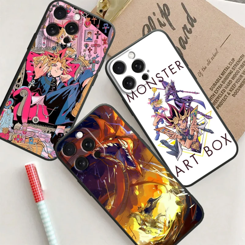 G-Game King Anime Fashion Cool For iPhone 15 14 13 12 11 XS XR X 8 7 SE Pro Max Plus Mini Black TPU Phone Case