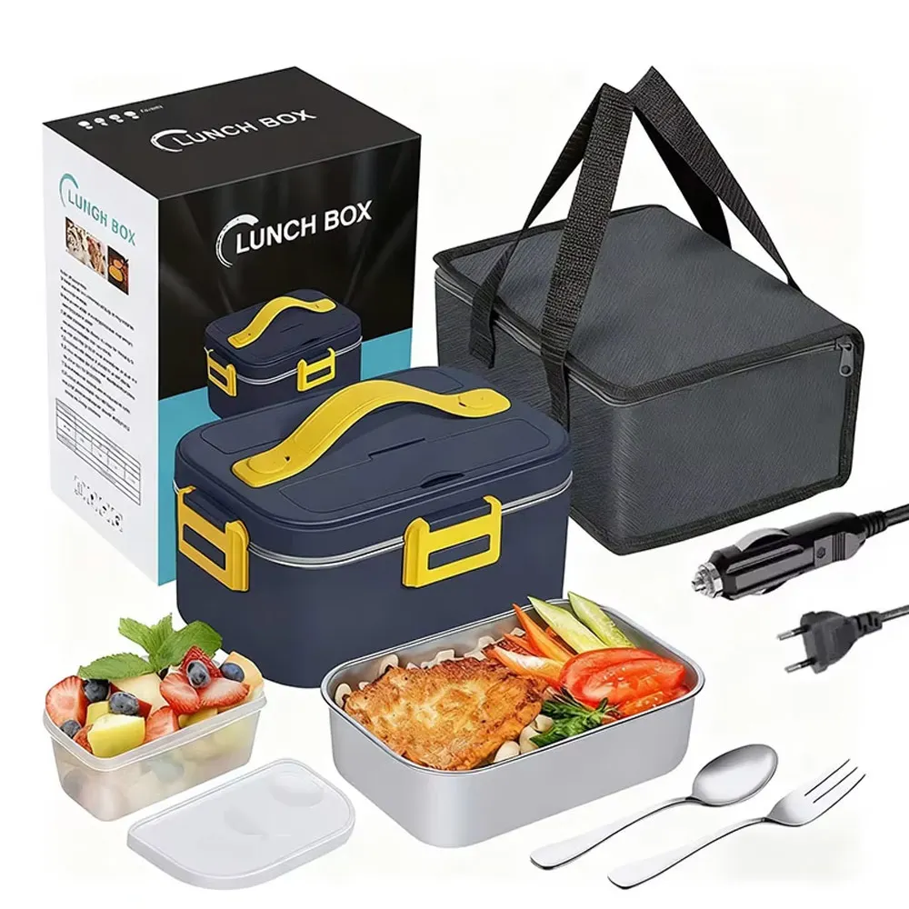 

1.8L 75W Electric Lunch Box Food Heater Leak-proof Portable Lunch Heater Suitable for Commuters and Drivers