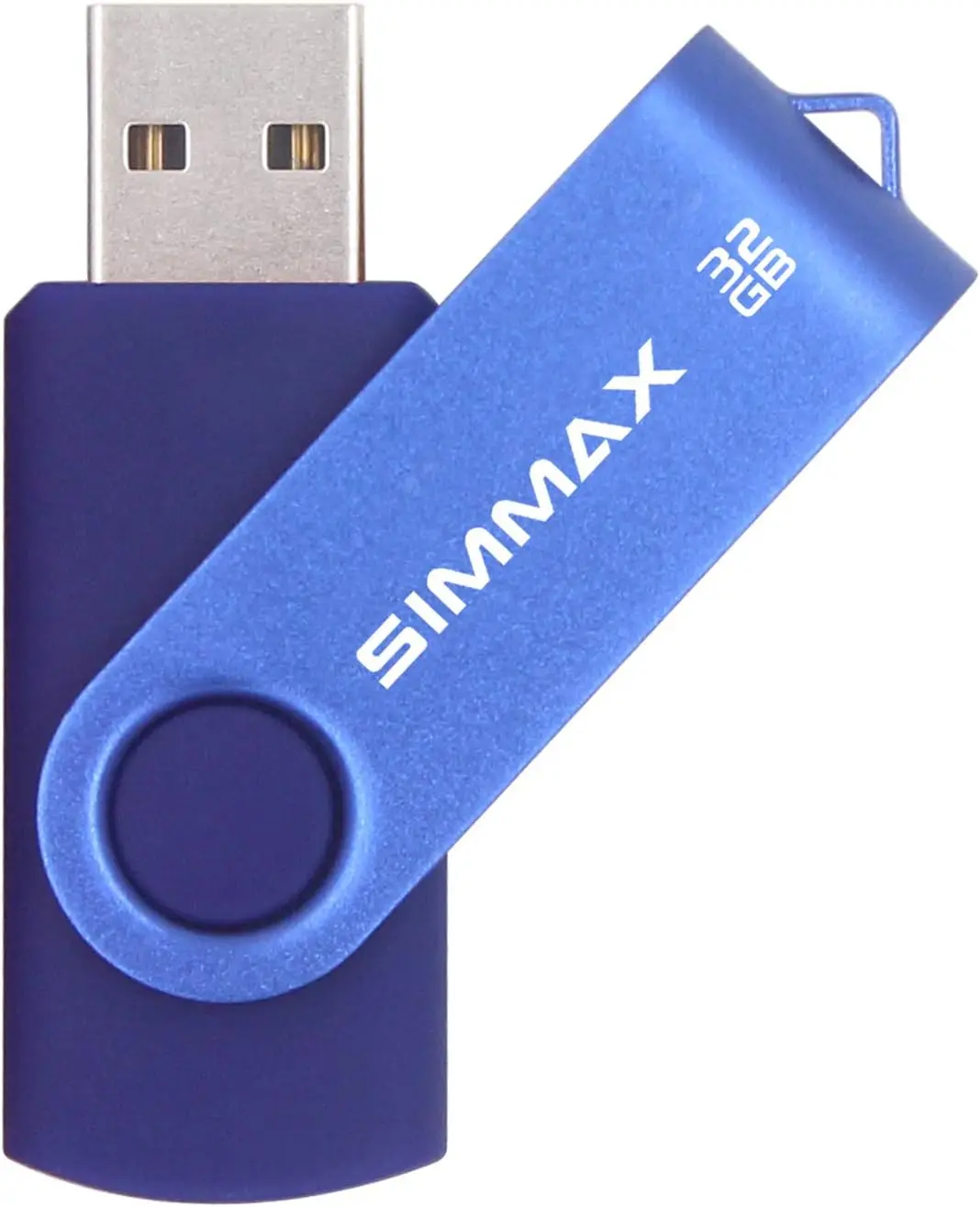 

USB-флеш-накопитель 32 ГБ USB 2.0, поворотный, синий, высокоскоростной