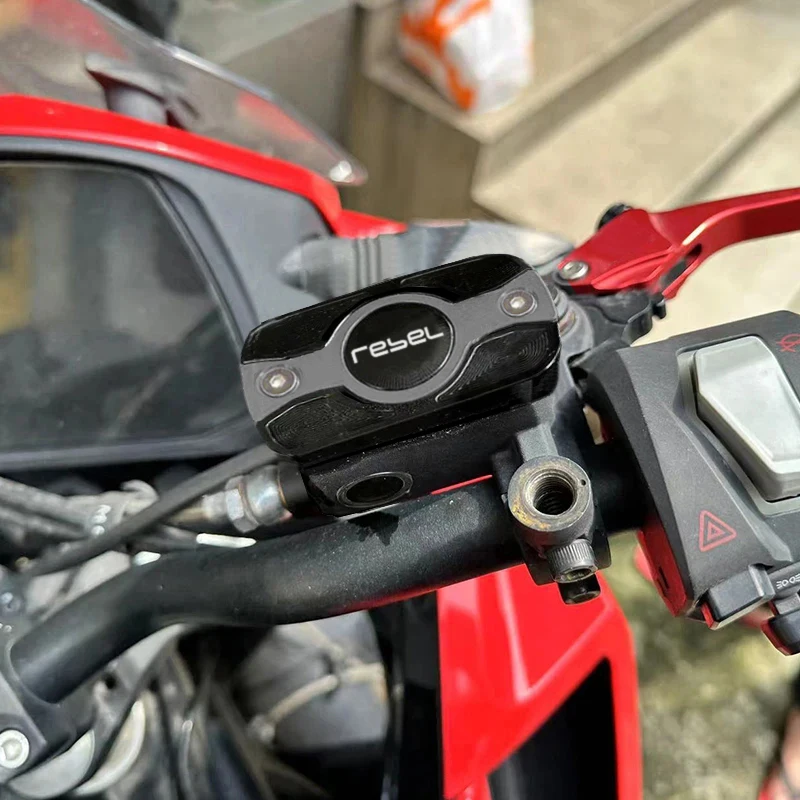 Motorcycle Accessorie For Honda Rebel 300 500 500S 1100 CMX300 CMX REBEL300 Front Brake Fluid Cylinder Cap Oil Cover Protector
