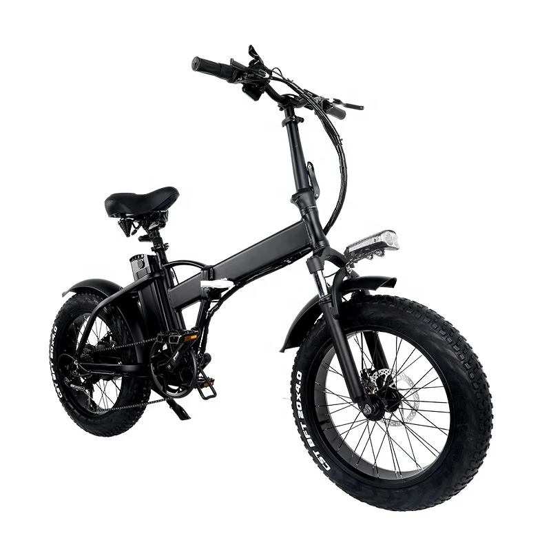 Dropshipping Wholesale Custom Foldable Electric Bicycle Fat Bike 500w 48v 20'' Europe Warehouse