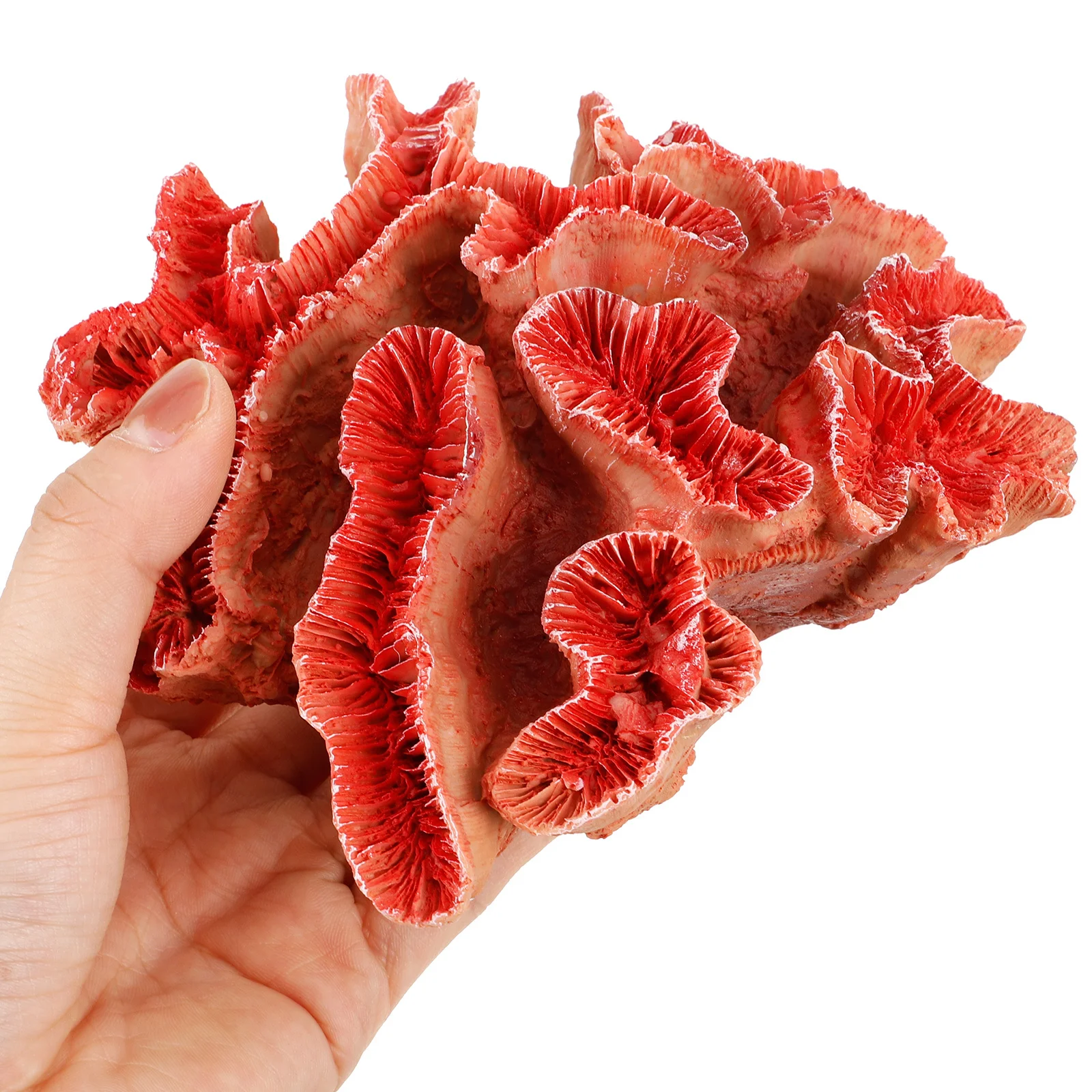 

Coral Reef Decor Resin Material Fish Tank Decoration Imitation Coral Not Easy to Fade Realistic Aquarium Supplies Longtime Use