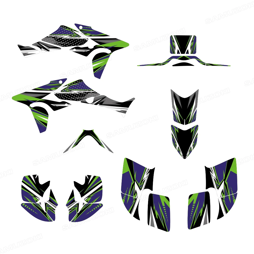 Fit for Honda TRX450R TRX 450R Fourtrax 2004-2018 TRX 450 R ATV Deco Sticker Graphics Backgrounds Decals Kit - view 4