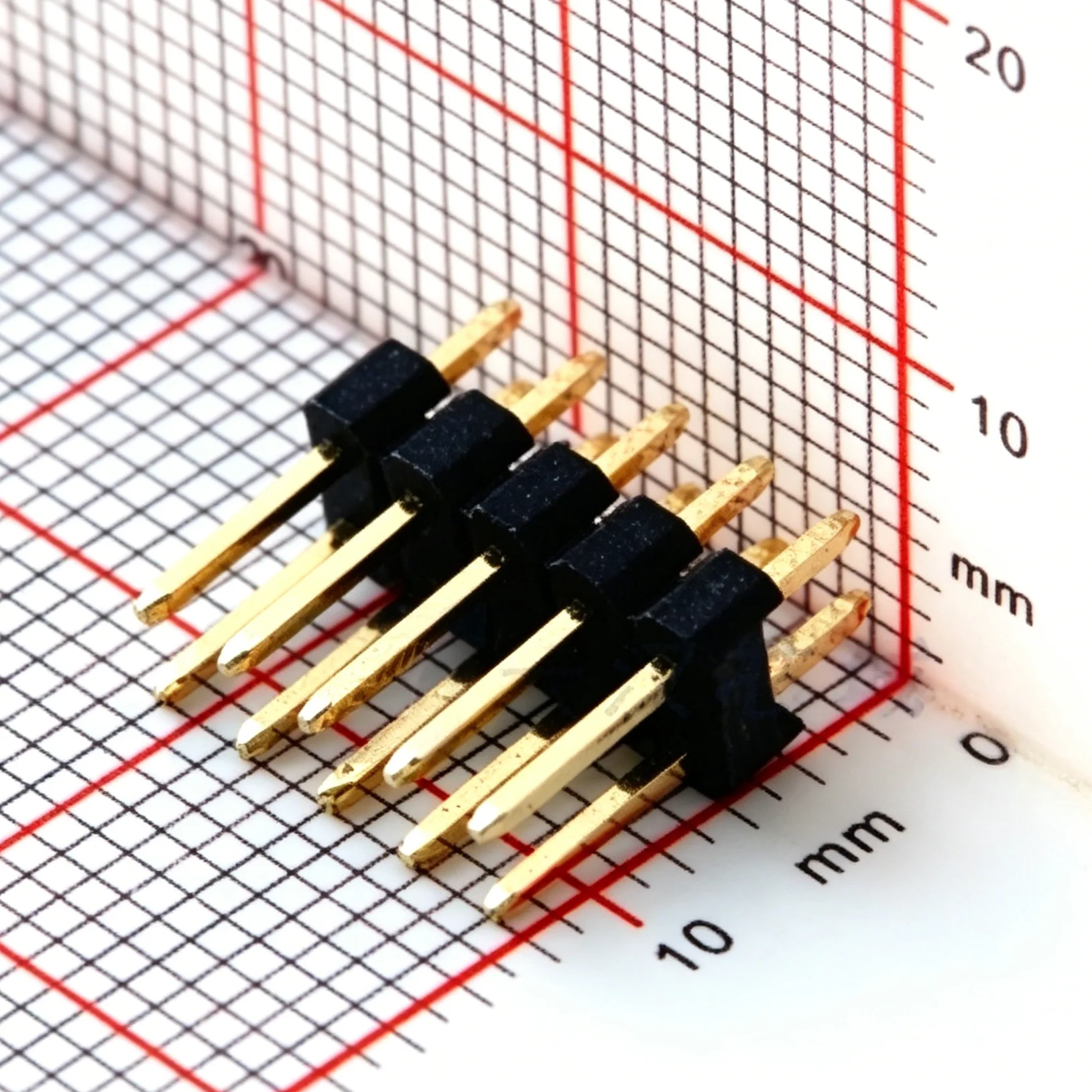 10PCS 2x5pin Spacing 2.54mm Plug-in Line 250V 3A AC/DC PA6T 94V0 1U