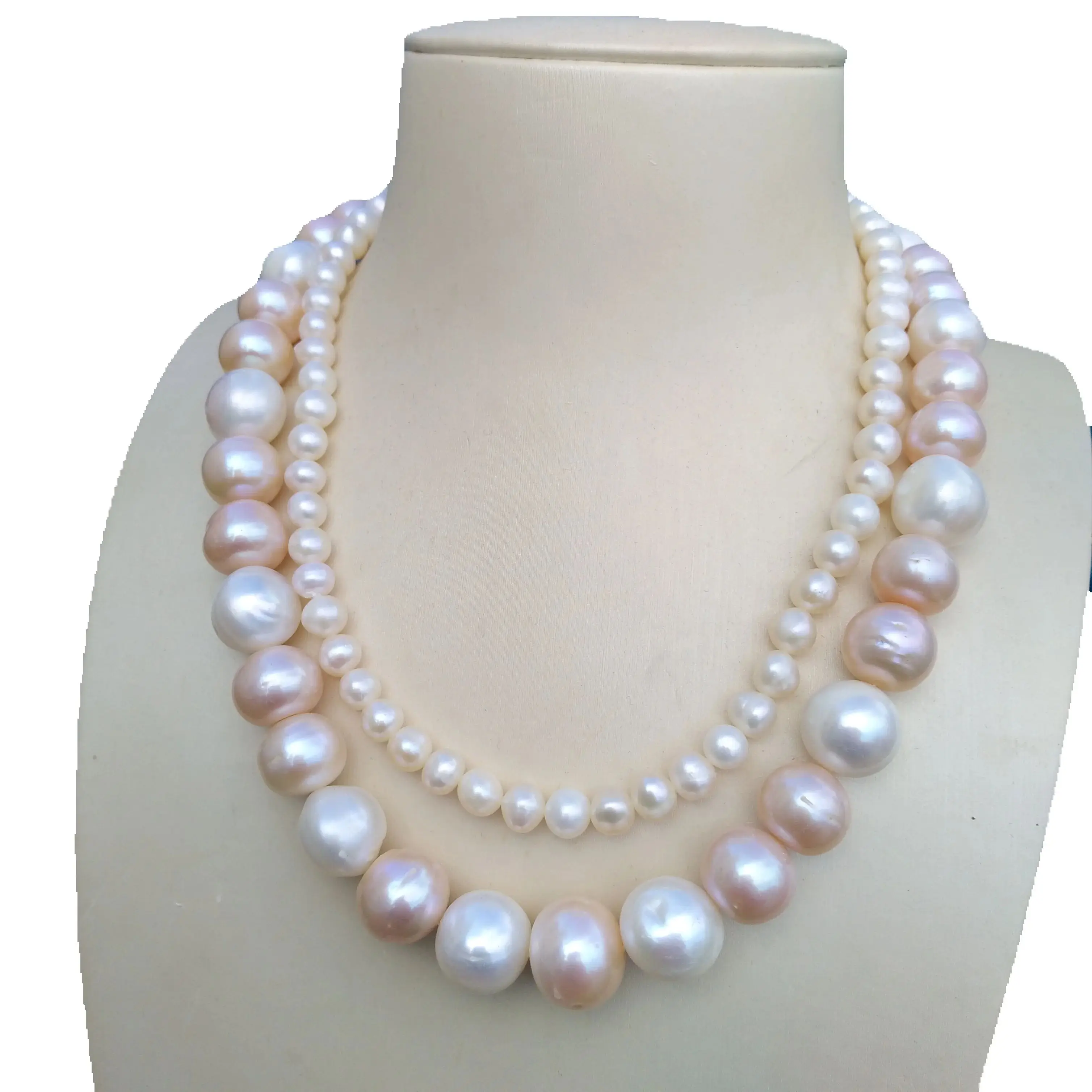 

Двойные ряды натуральной морской воды, многоцветное ожерелье с подвеской из настоящего жемчуга Южного моря