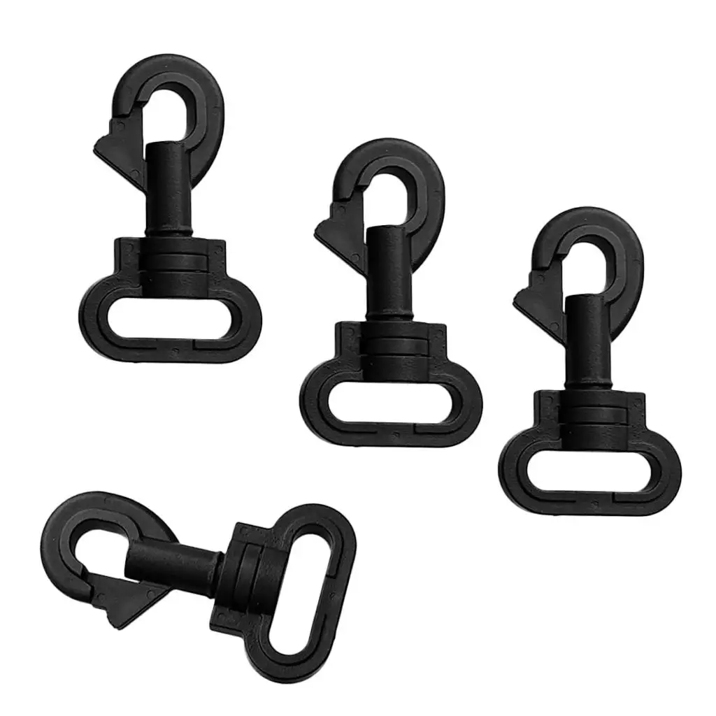 3-6pack 4 Pcs Swivel Snap Hook Clip for Scuba Diving Kayak 25mm/1inch Webbing