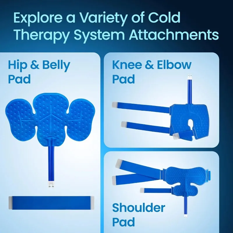 2025 OEM ODM Sports Shoulder Cold Therapy System Circulating Pads Ice Water Knee Leg Cold Therapy Device