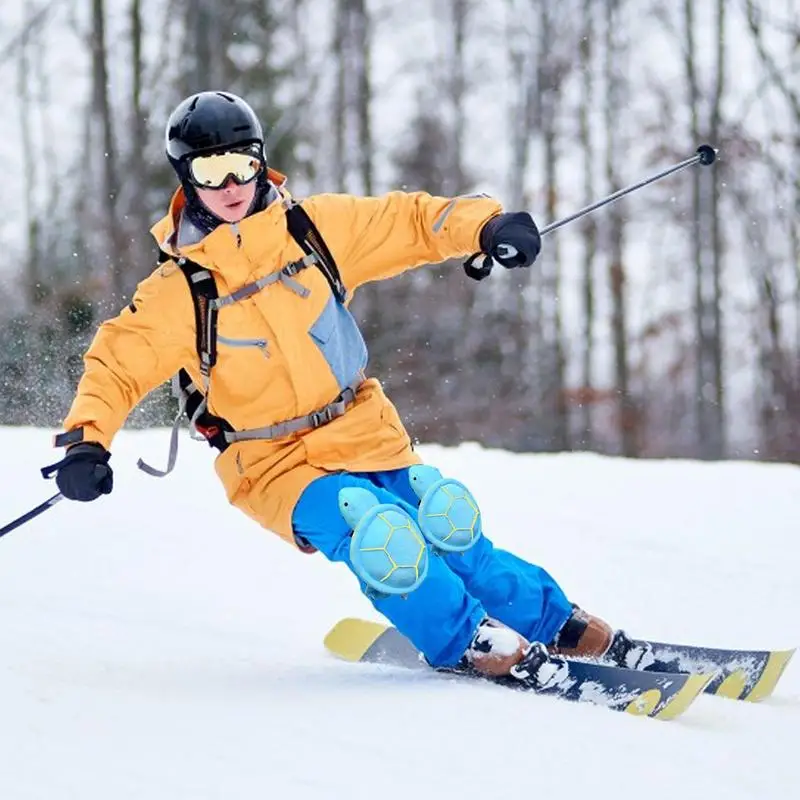 السلاحف بعقب وسادة لينة الورك بعقب وسادة على الجليد منصات الركبة المضادة للسقوط التزلج واقية والعتاد السلاحف الورك حماية مريحة التزلج #3