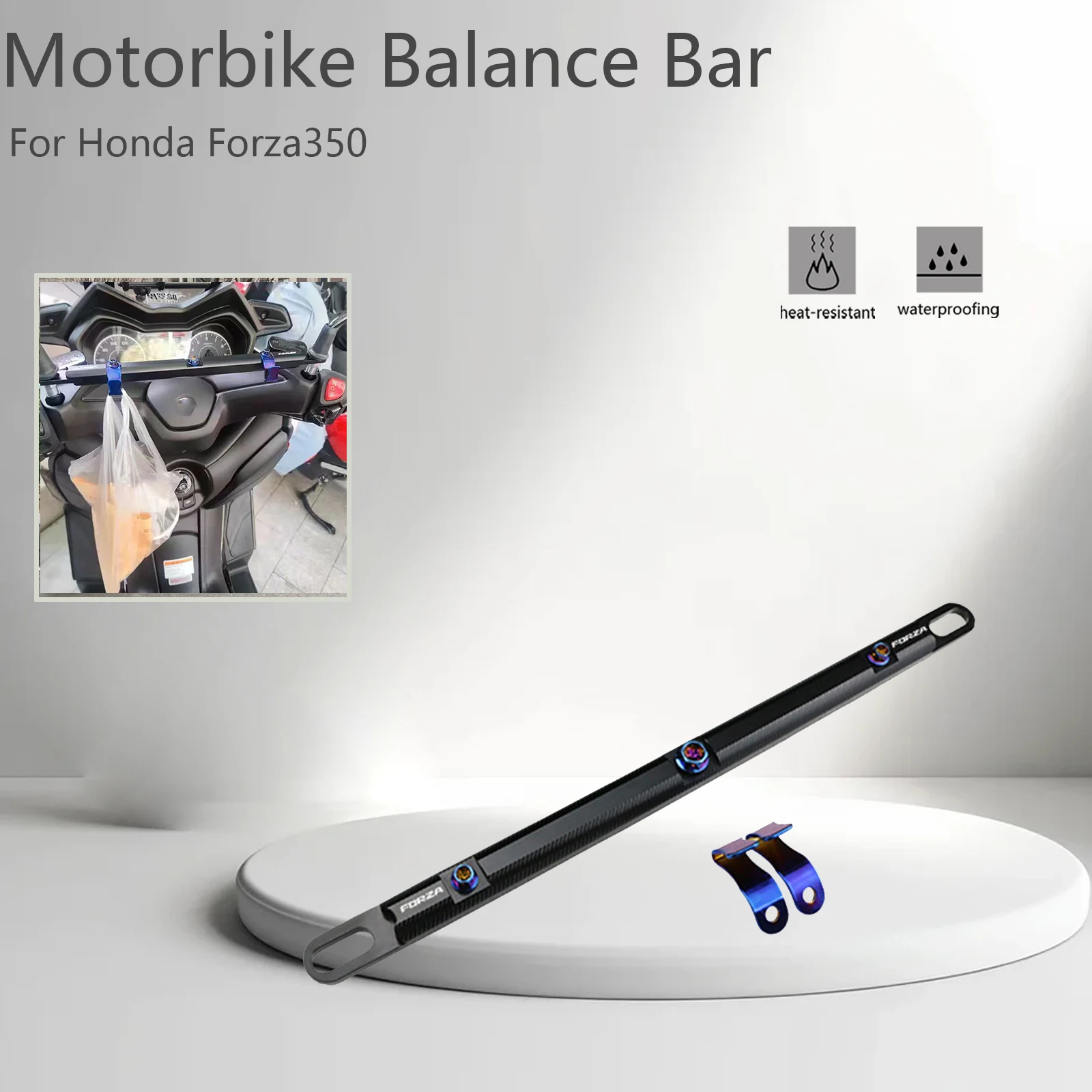 

Motorcycle Balance Bar Supplies For Honda Forza350 FORZA 350 Modified Navigation Phone Stand Storage Bag Expansion Combination