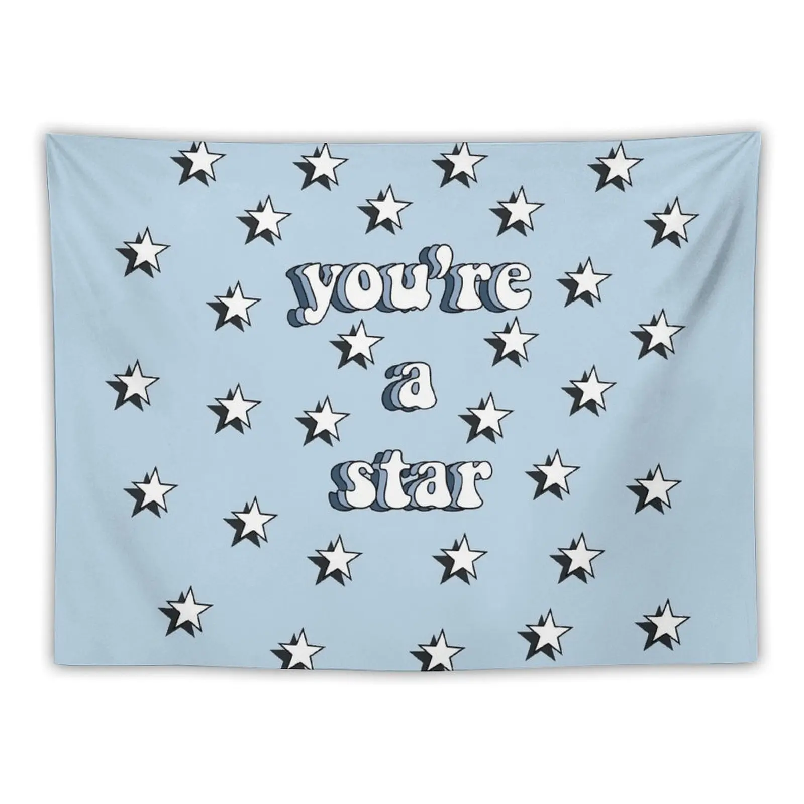 

you're a star-blue Tapestry Wallpaper Bedroom Korean Room Decor Tapestry