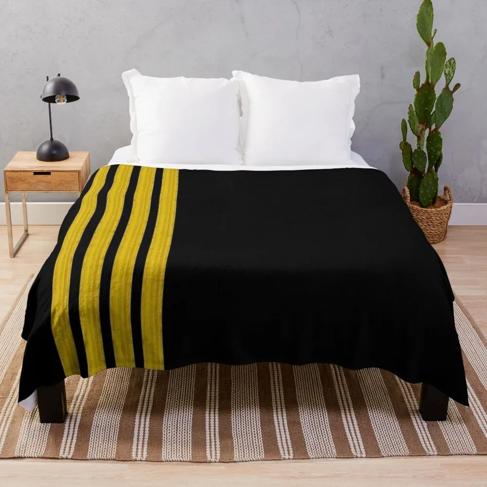 Captain epaulets Throw Blanket valentine gift ideas Luxury Designer Soft Beds Blankets