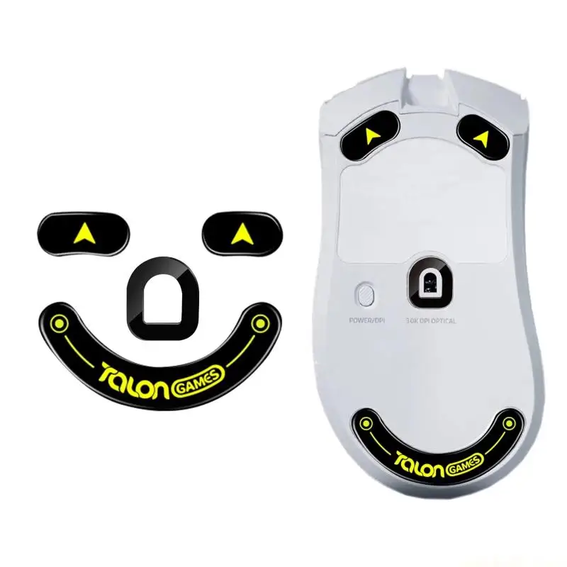 High Adhesion Tempered Glass Mouse Pads For Deathadder 3Pro Glides