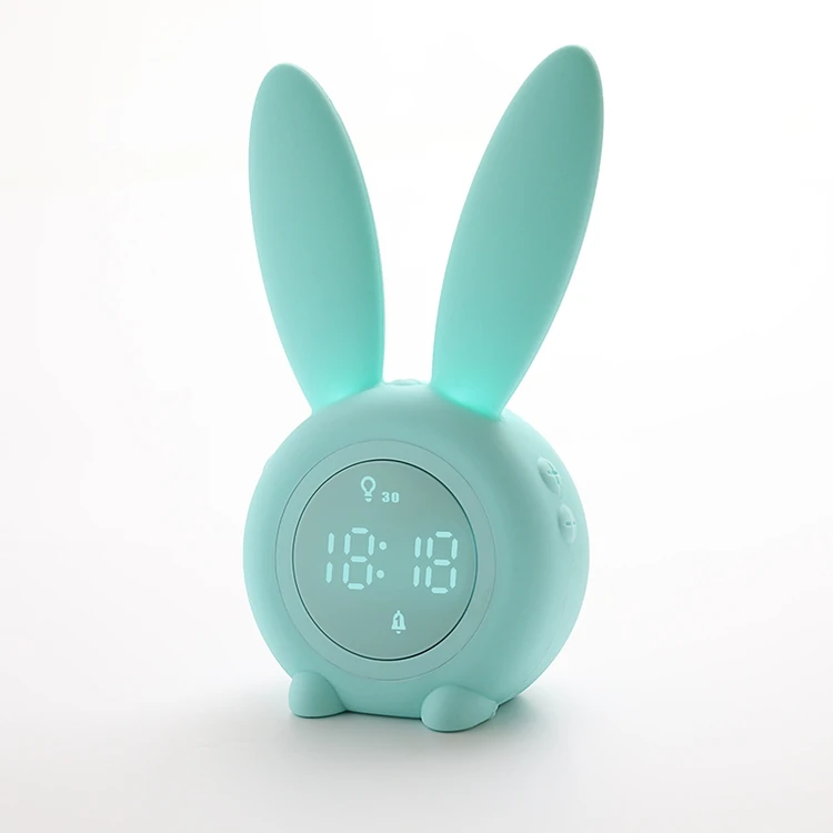 factory-direct-supplier-laser-light-musical-clocks-kids-children's-sleep-trainer-baby-bedroom-alarm-smart-clock