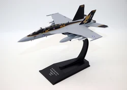 Nuovo 1/100 F A-18E SUPER HORNET US NAVY-115 EAGLES 2013 Fighters modello di simulazione in lega metallica per regalo di raccolta