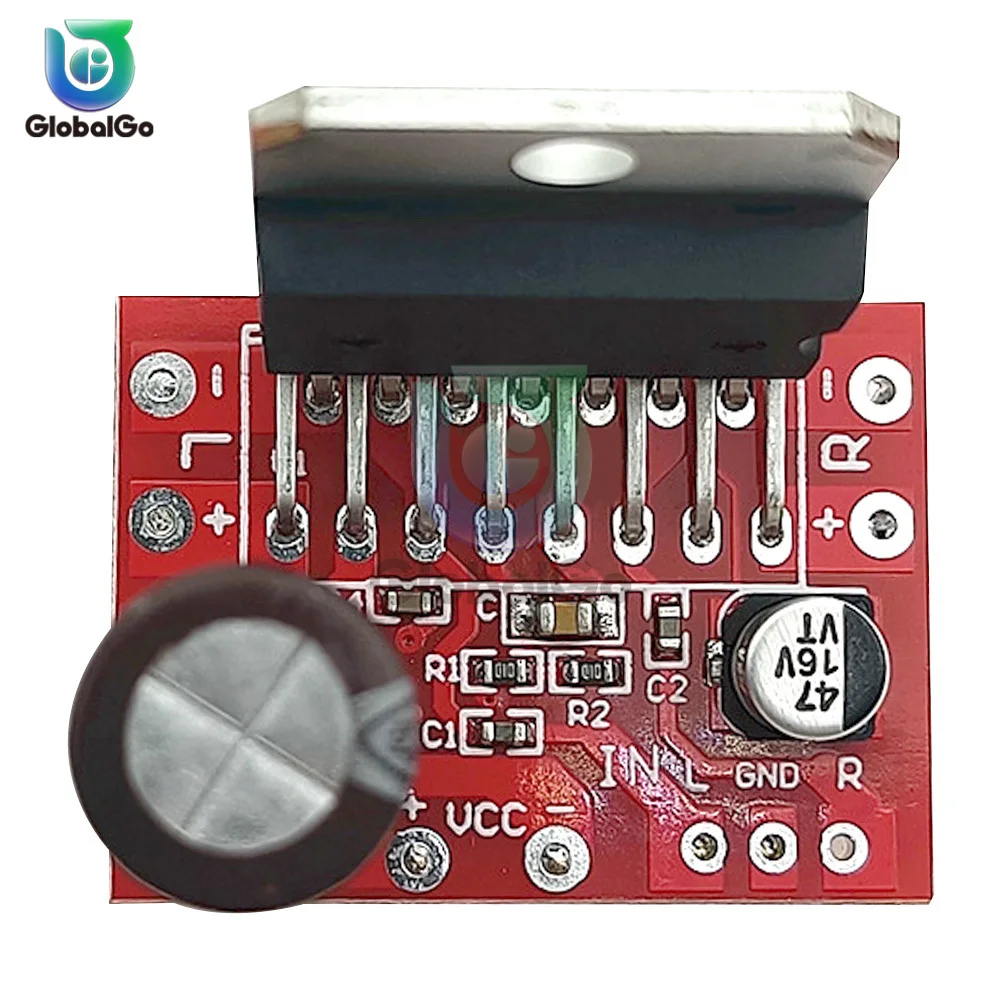 لوحة مضخم صوت CD7379 38W وحدة لوحة ستريو صغيرة صوت مضخم صوت مزدوجة القنوات