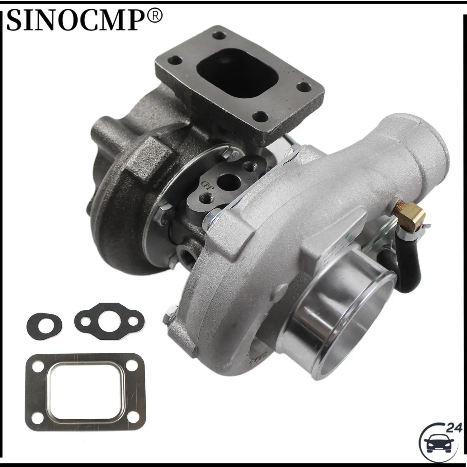 Turbocompresor T25 GT25 GT28 GT2871 400BHP GT2860 SR20 CA18DET aceite + Turbo refrigerado por agua mejora piezas de turbocompresores de motor de coche