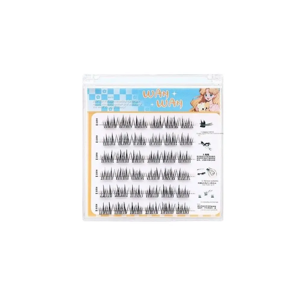 Grappes de cils auto-adhésives douces, maquillage, bricolage, sans colle, faux cils individuels longue durée, pour femmes/filles