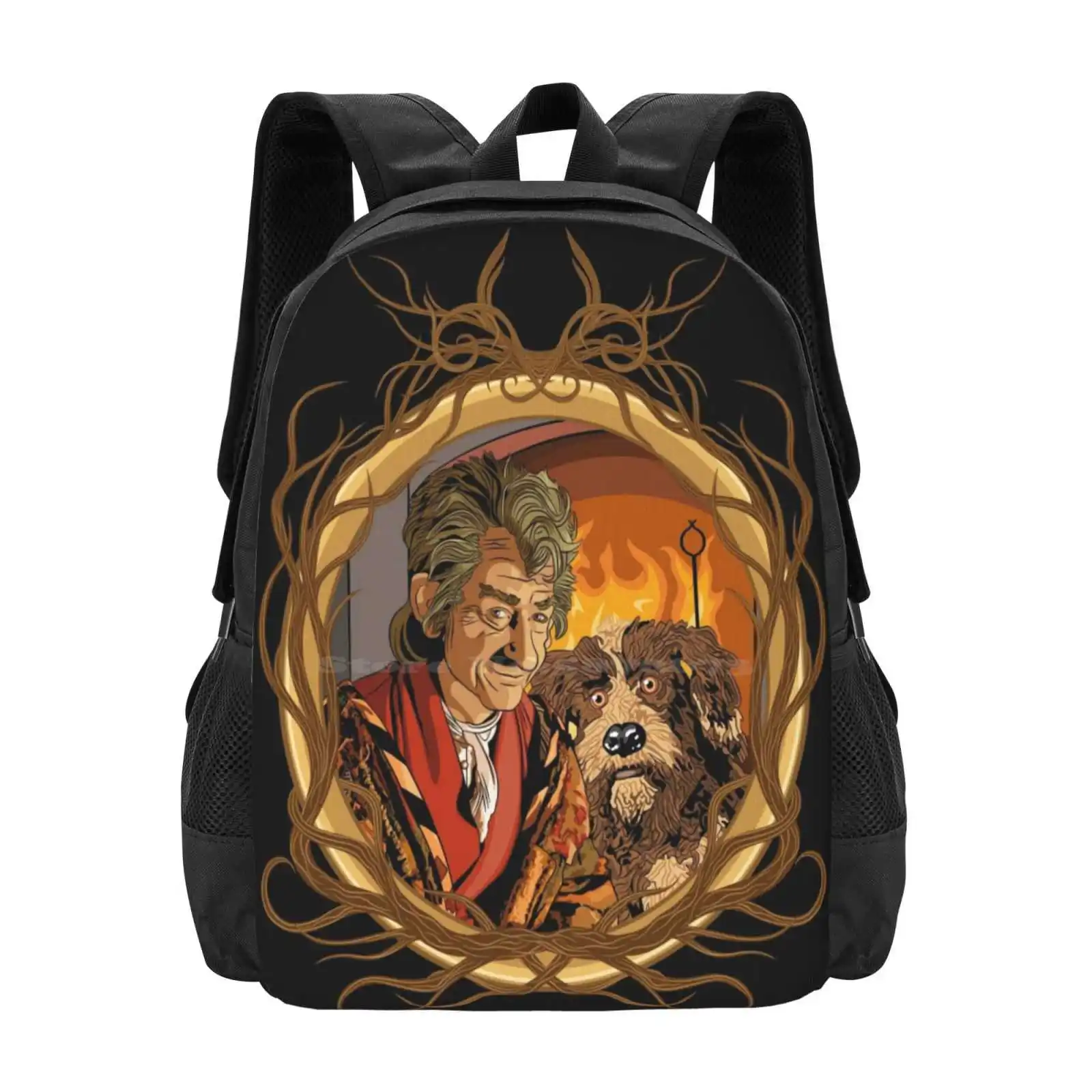 Storyteller Hot Sale Schoolbag Backpack Fashion Bags Storyteller 80S Retro Tv Series Tv Shows Cult Classic Fantasy Ring Dog