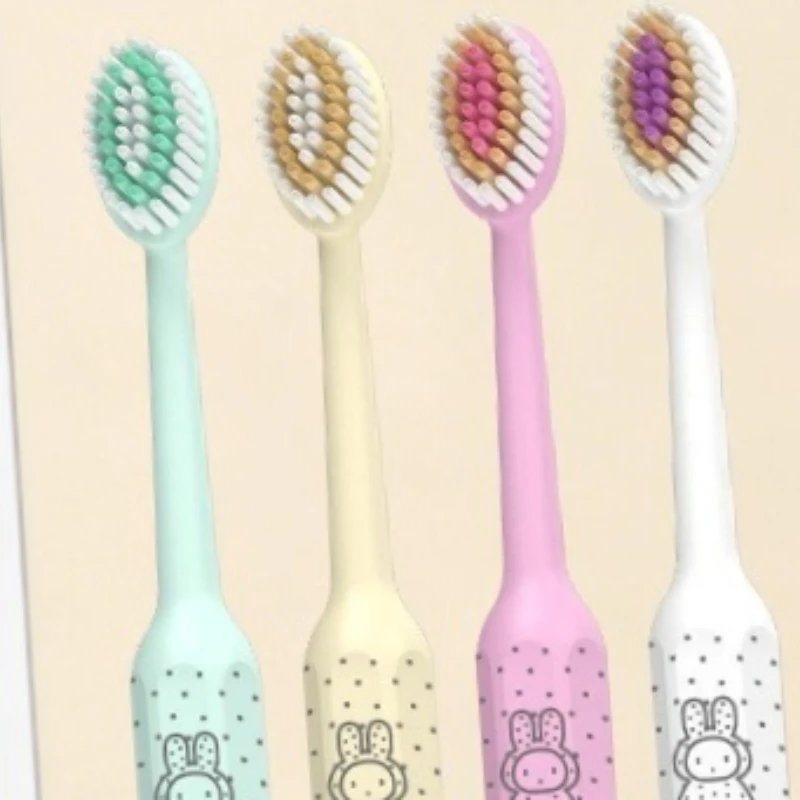 Cartoon Kawaii New Style Fluff Toothbrush Gingival Protection Wide Head Quick Brush Clean Sweethearts Fashion Be Non-slip Miffy