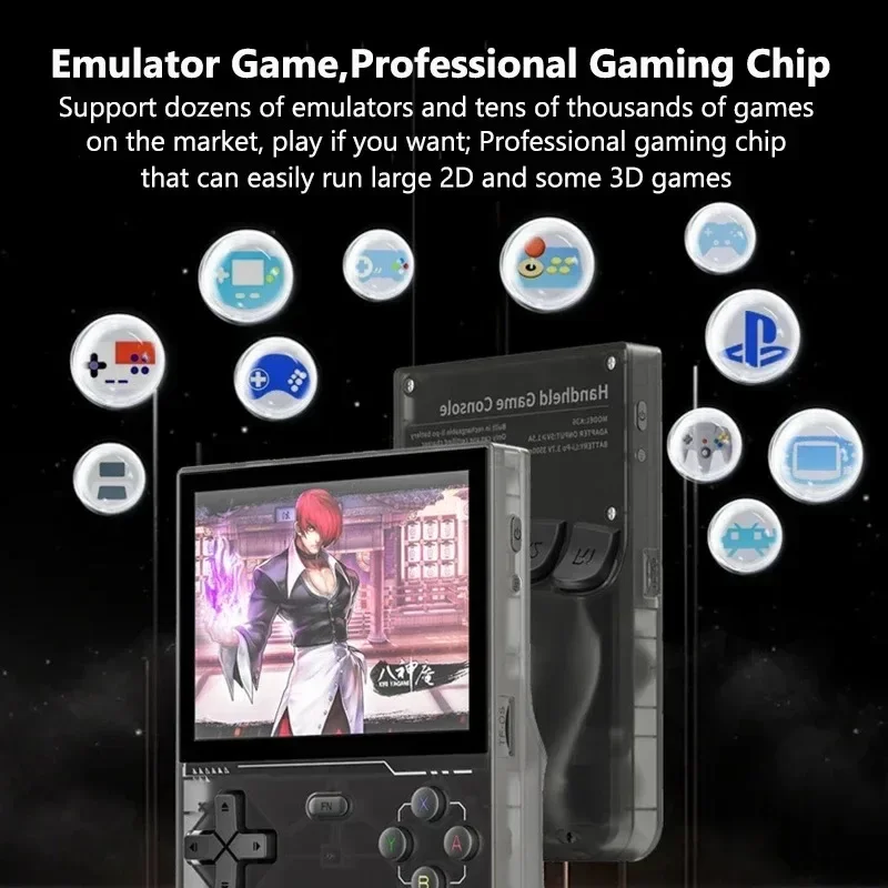 K36 Retro Handheld Video Game Console 3.5Inch IPS Screen Portable Pocket Video Player 64GB Games 30+ Emulators Open System