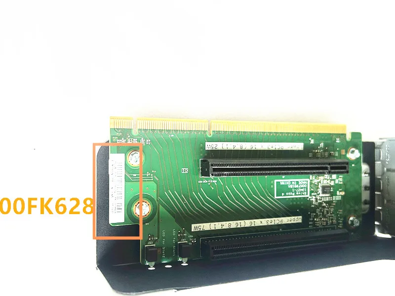 FOR IBM x3650 M5 00FK628 Riser Card GPU 1x PCIe x16 (x16 lane) 75W 1x PCIe x16 (x8 lane)