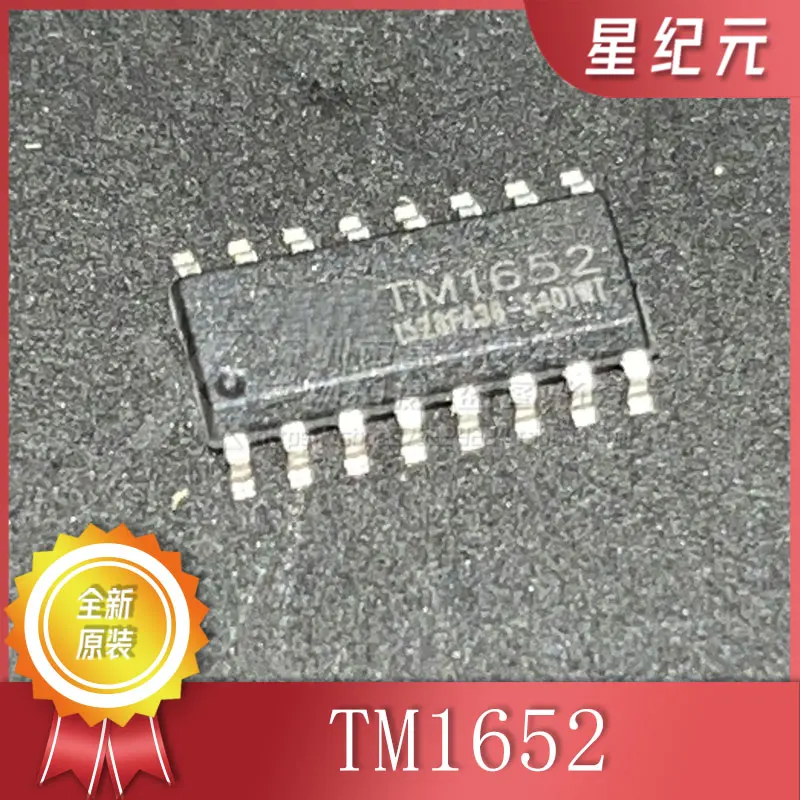 

[IN STOCK]1 Piece New Original TM1652 SOP-16 7-segment X6-bit LED Digital Tube Driver Chip