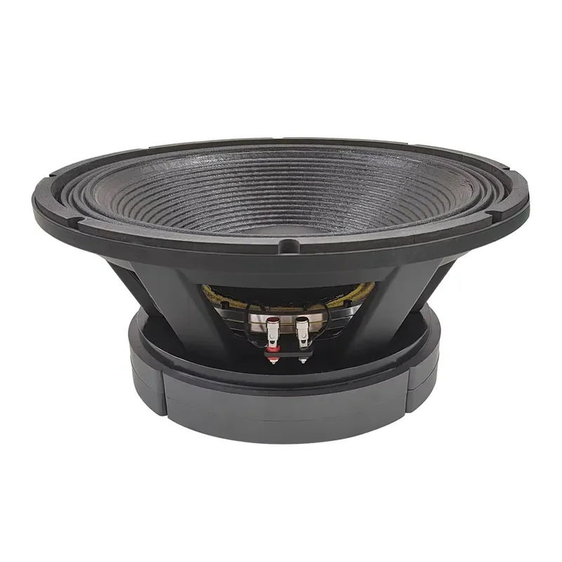 High power 18 inch 10000W ferrite subwoofer 330mm magnet 6 inch voice coil 96dB 8Ω cast aluminum material, suitable for live