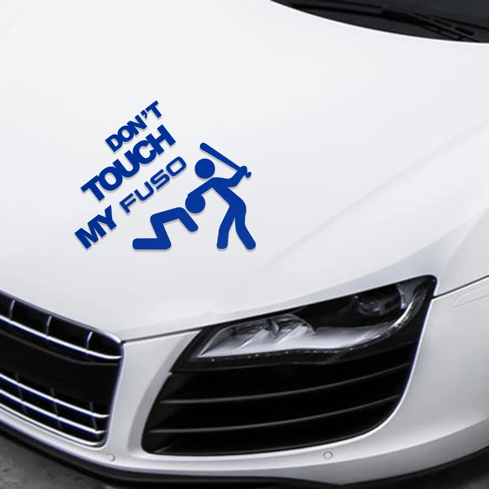ERREINGE Sticker compatibile per FIAT DON'T TOUCH MY PUNTO DUB JDM TUNING ARANCIO FLUO Adesivo prespaziato in PVC per Auto Lunotto Finestrino - cm 35