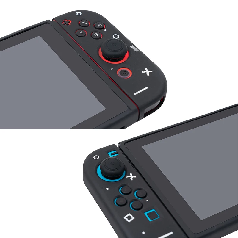 Black Game Cover Case For Nintendo Switch Soft TPU Housing Dockable Protective Shell For Nintendo Switch Joy-Con Controller