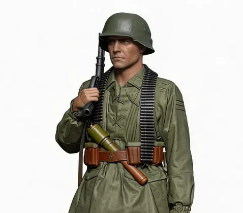 

Набор для сборки модели солдата 1/35, для самостоятельной покраски и сборки A-2264