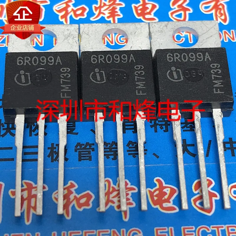 Free shipping    6R099A IPP60R099CPA TO-220 600V 31A      20PCS