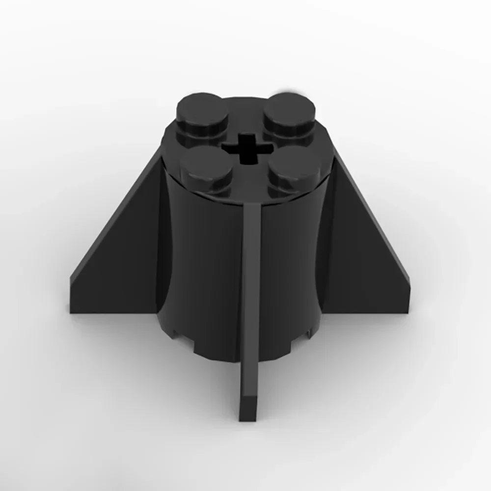 Mattoni da costruzione supportati con pinna MOC assemblaggio di accessori Mattoni fai da te mattoni rotondi, 2x2x2, 4591, 1 pezzo