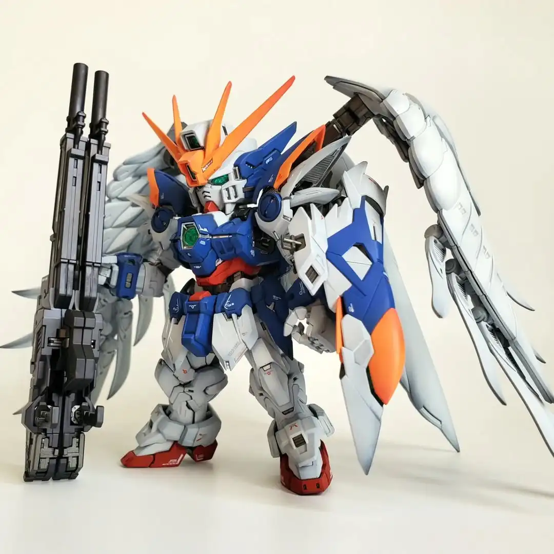 

GAOGAO MGSD Wing Zero EW Сборная модель Комплект XXXG-00W0 Робот с наклейками Фигурка Пластиковые модели Наборы игрушек Подарки для мальчиков
