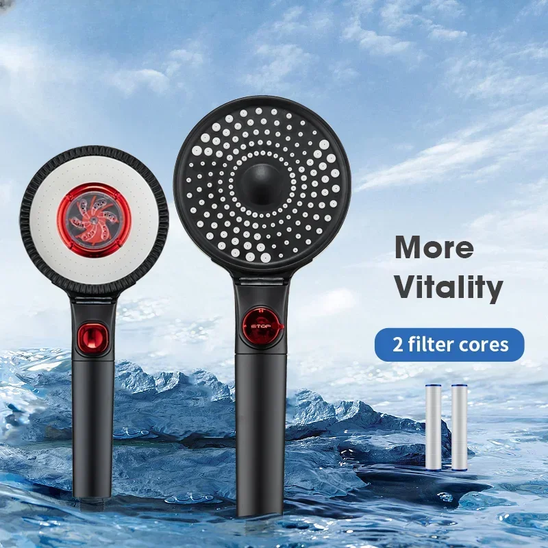 YS31122 Filter Elegant Water Saving 360 Degree high pressure Fan Filter Shower Head