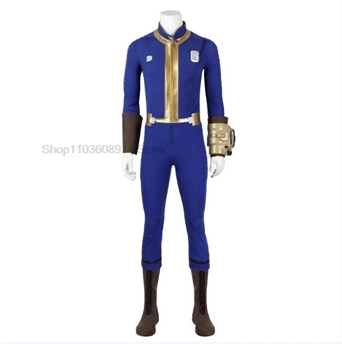 Game Fall Cos Out Vault 75 Cosplay Costume Jumpsuit Armor Uniform Arm Props Hand Guard Accessories Lucy Maximus Halloween